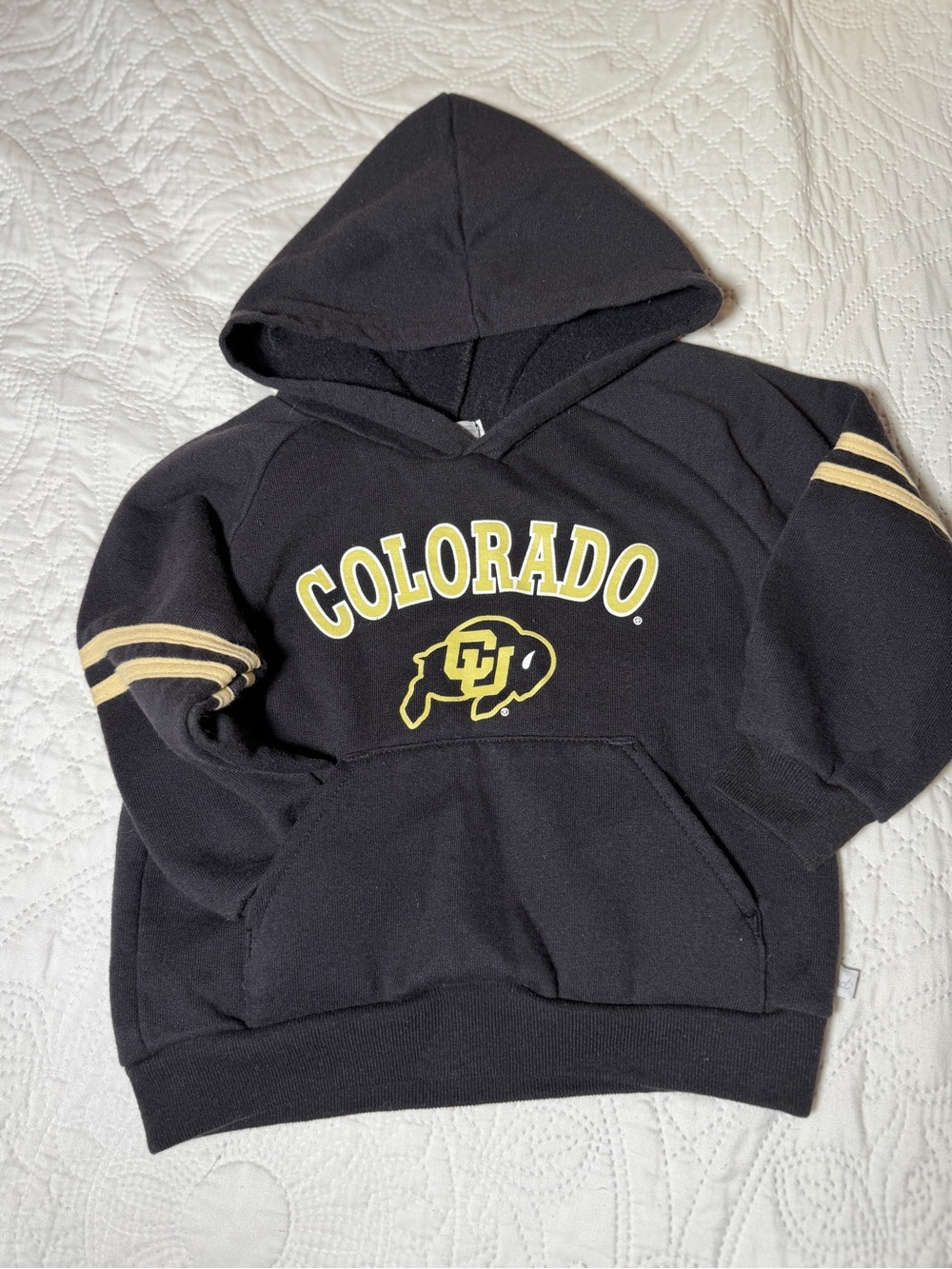 Colorado Buffaloes Toddler Black & Gold Hoodie